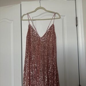Victoria's Secret Blush Sequin Dress
